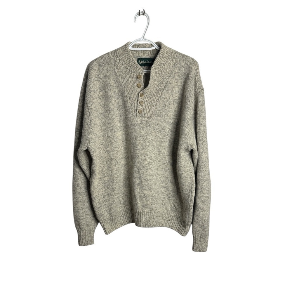 Gander Mountain VTG 5 Button Wool Sweater Men's XL